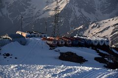 01A The Barrels Are One Of The Many Accommodations At Garabashi Camp To Climb Mount Elbrus.jpg